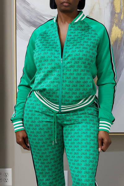 Monogram Track Jacket | Activewear Jacket – Brick Built