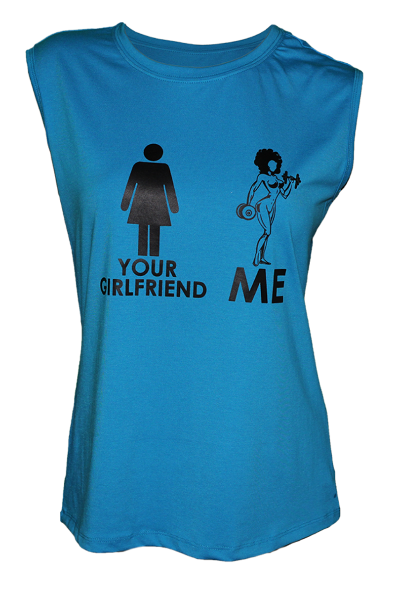 "Your Girlfriend Me" Sleeveless T-Shirt