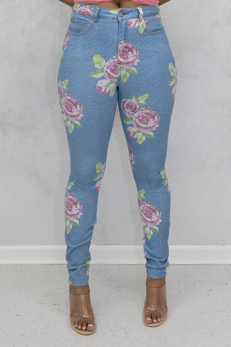 Flower Jeans